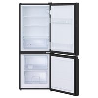 アイリスオーヤマ IRSD-13A-B 【右開き】133L 2ドア冷蔵庫 ブラック