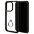 ラスタバナナ iPhone 15 Pro用ハイブリッドケース TPU×アクリル 衝撃吸収リング付き ブラック×クリア 7691IP361PHB-イメージ1