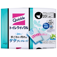 花王 トイレクイックル つめかえ用 ジャンボパック 20枚 ﾄｲﾚｸｲﾂｸﾙﾂﾒｶｴｼﾞﾔﾝﾎﾞ20ﾏｲ