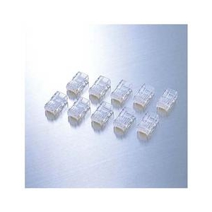 エレコム RJコネクタ(10個セット、CAT6用) LD-6RJ45T10-イメージ1