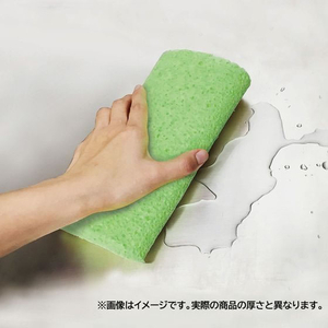 ＬＩＶ ＰＬＵＳ セルローズ 水切りマット 極厚 22.5×31cm グリーン FCF841M-MA-195-イメージ3