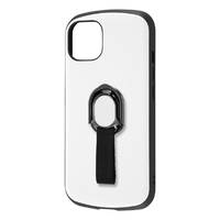 レイアウト iPhone 13用耐衝撃ケース ProCa + TailRing ホワイト RT-P31AC5/W