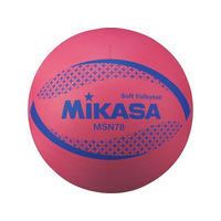 ミカサ カラーソフトバレーボール 検定球 レッド FC888SH-MSN78R