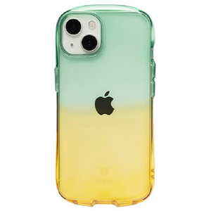 Hamee iPhone 13用TPUケース iFace Look in Clear Lolly フォレスト／アプリコット 41-943427-イメージ1
