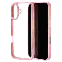 ラスタバナナ iPhone 17用AURORA TPU×PCケース オーロラフレーム ピンク＊クリア 8918IP5AHPPK