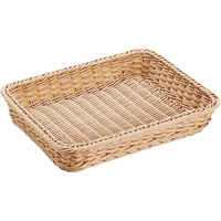 シンドー 抗菌樹脂 角型バスケット DS101 36型 ナチュラル FC204LW-7703510