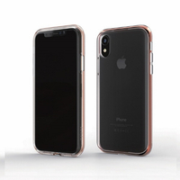 motomo iPhone XR用INFINITY CLEAR CASE レッド MT15342I61