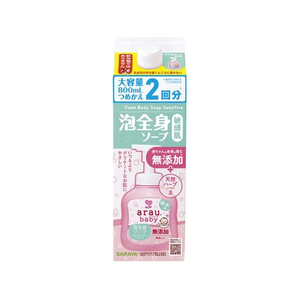 サラヤ アラウ.ベビー泡全身ソープ 敏感肌 詰替 800mL FC355TF-イメージ1