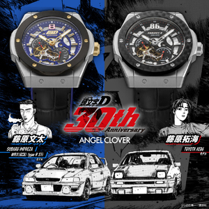 エンジェルクローバー エンジェルクローバー 腕時計 IN45-GC8 頭文字D30周年コラボ 藤原文太モデル ブルー IN45-GC8-イメージ7