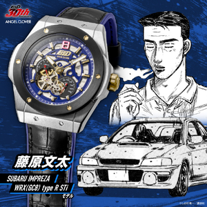 エンジェルクローバー エンジェルクローバー 腕時計 IN45-GC8 頭文字D30周年コラボ 藤原文太モデル ブルー IN45-GC8-イメージ8