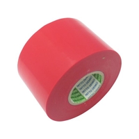 日東電工 脱鉛タイプビニールテープ  0.2mm×100mm×20m 赤 2巻 FC250GP-4694601
