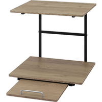 アイリスオーヤマ FC349PK-RUR-480R 冷蔵庫上ラックブラック アッシュ