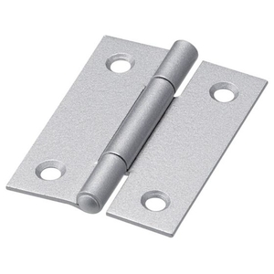 トラスコ中山 TRUSCO スチール製厚口蝶番 シルバー塗装仕上 全長51mm 10個 FC573ER-2337100-イメージ1