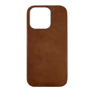 ABBI SIGNATURE iPhone 16 Pro Max用MARGOT イタリアンレザー MagSafe対応バックカバー ブラウン ABS27343I16PM-イメージ2