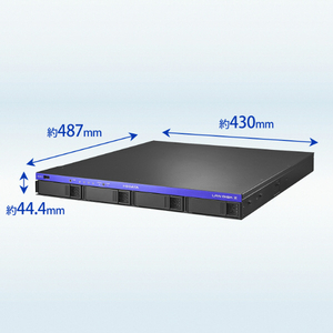 I・Oデータ ビジネスNAS(ラックマウント型 4ドライブ搭載) 8TB LAN DISK HDL4-Z22WATB08U-イメージ5