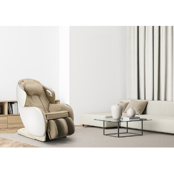 SYNCA マッサージチェア CirC GRACE ベージュ×ベージュ MR380CC GRACE 腰横 ふくらはぎ