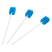 マツヨシ 口腔ケアスポンジ(波形)ブラシ MY-7676(ブルー)10本 FCG813M-25-4027-01