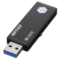BUFFALO USBメモリー(16GB) ブラック RUF3-HSLVB16G