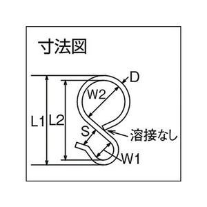 水本機械製作所 ステンレス パイプSカン 全長61.8mm FC860FG-3788041-イメージ3