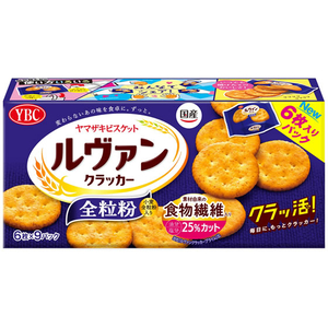 ヤマザキビスケット ルヴァン クラッカー 全粒粉 6枚×9P FCF503V-イメージ1