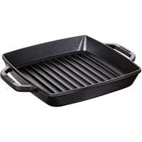 STAUB ストウブ ピュアグリル スクエア 23cm ブラック FC645LF-2285600