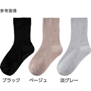 ケアファッション 婦人足首ゆったりスベリ止ソックス ピンク 22～24cm FCF552J-65-8988-41-イメージ3