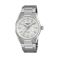 カシオ EDIFICE ホワイト/シルバー EFK-110D-7AJF