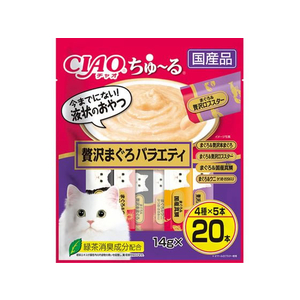 いなば CIAO ちゅーる 贅沢まぐろバラエティ 14g×20P FC122NN-イメージ1