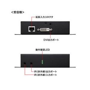 サンワサプライ PoE対応DVIエクステンダー(セットモデル) VGA-EXDVPOE-イメージ3