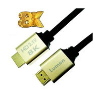 ルーメン ウルトラハイスピードHDMIケーブル 1．5m ブラック LDC-8KHDMI15