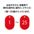 オープン工業 スチロール番号札 小判小 1～25 赤 FC87681-BF-70-RD-イメージ2