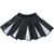 アーテック ソフトサテン プリーツスカート 黒×白 FCE090M-19034-イメージ1