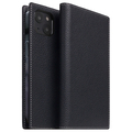 SLG Design iPhone 14 Plus用Full Grain Leather Case ブラックブルー SD24345I14MBB