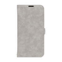 NATURAL　design iPhone17用 手帳型ケース STYLE NATURAL グレー IP25-61-VS01