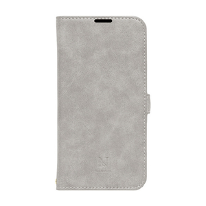 NATURAL　design iPhone17用 手帳型ケース STYLE NATURAL グレー IP25-61-VS01-イメージ1