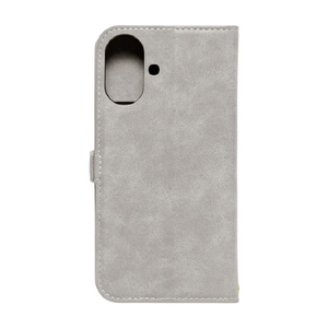 NATURAL　design iPhone17用 手帳型ケース STYLE NATURAL グレー IP25-61-VS01-イメージ2