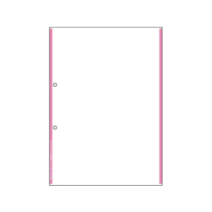 ヒサゴ マルチプリンタ帳票複写 A4 ピンク2穴 100枚 FC059NT-FSCF2204-イメージ2