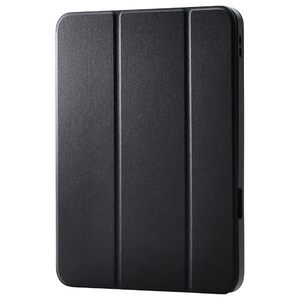 エレコム iPad(A16) フラップケース 衝撃吸収 Pencil収納 スリープ対応 ブラック TB-A25RSABK-イメージ1