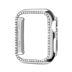 GAACAL Apple Watch Series 4-6/SE1-2 [40mm]用スワロフスキーフレーム シルバー W00058S2-イメージ1
