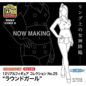 ハセガワ 1/12 12リアルフィギュア コレクション No．25 “ラウンドガール” SP545ﾘｱﾙF25ﾗｳﾝﾄﾞｶﾞ-ﾙ-イメージ1