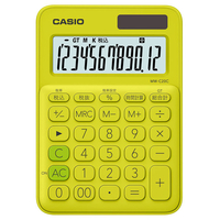 カシオ カラフル電卓 ライムグリーン MW-C20C-YG-N