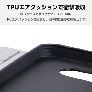 エレコム Google Pixel 9a用ソフトレザーケース 薄型 磁石付 ネイビー PM-P251PLFUNV-イメージ2