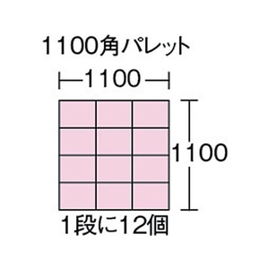 三甲 フタ一体型ネスティングコンテナー 201301 サンクレット#15Fブルー FC028GX-3425240-イメージ2