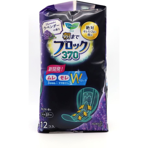 KAO ロリエ 朝までブロック 370 ラベンダーの香り 羽つき 12コ FCC1009-イメージ5