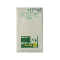日本サニパック HT72 白半透明ゴミ袋70L 10枚 FCG476U-61-3318-02