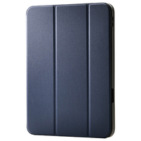 エレコム iPad(A16) フラップケース 衝撃吸収 Pencil収納 スリープ対応 ブラック TB-A25RSANV