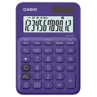 カシオ カラフル電卓 パープル MW-C20C-PL-N