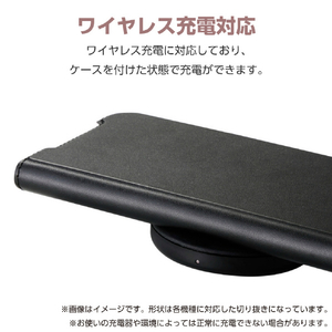 エレコム Google Pixel 9a用ソフトレザーケース 磁石付 耐衝撃 ハンドストラップ付 ブラック PM-P251PLFY4BK-イメージ5