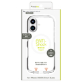 トリニティ iPhone 17用[LIGHT SHIELD Solid] MagSafe対応 超精密設計 衝撃吸収 ハイブリッドクリアケース ホワイトリング TR-IP25M2-LDSM-CLWT
