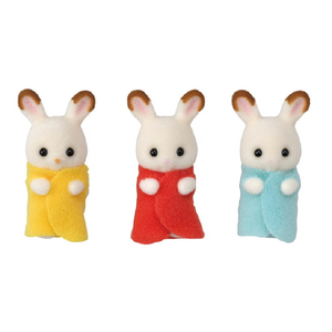 エポック社 シルバニアファミリー セ-204 ショコラウサギのみつごちゃんお世話セット ｼﾖｺﾗｳｻｷﾞﾉﾐﾂｺﾞﾁﾔﾝｵｾﾜｾ-204-イメージ3